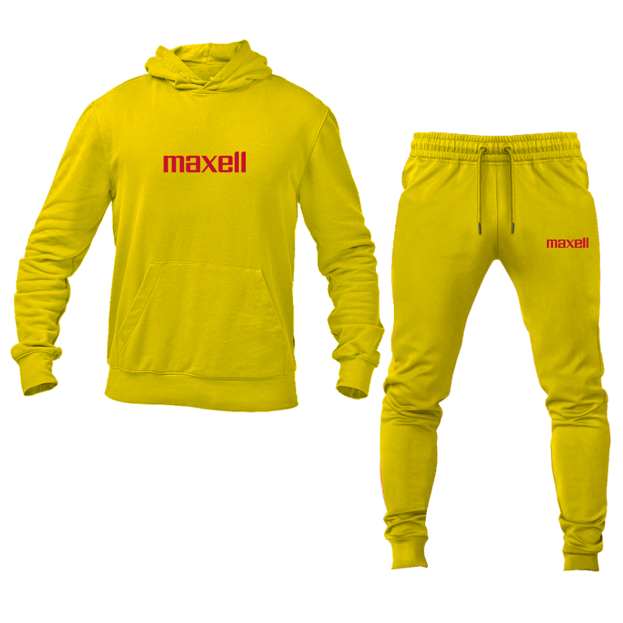 Men's Maxell Logo Hoodie Joggers Set