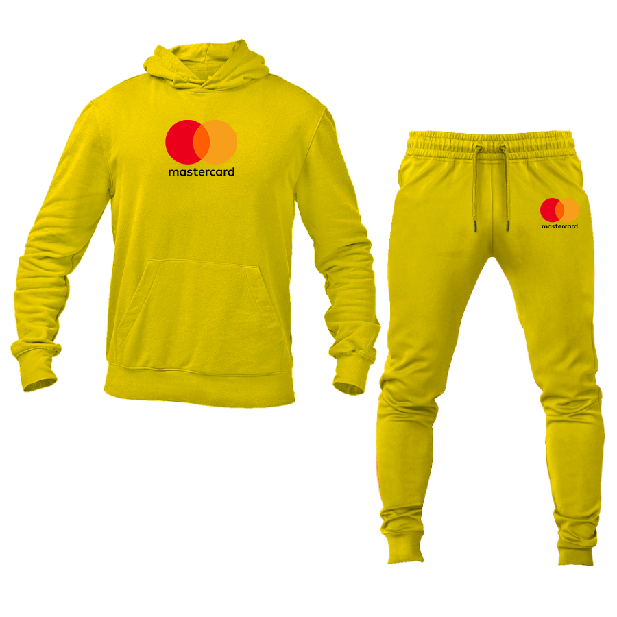 Men's Mastercard Logo Hoodie Joggers Set