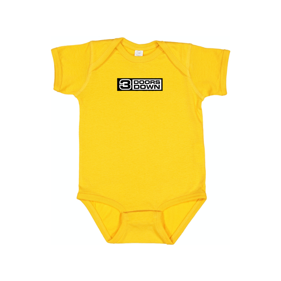3 Doors Down Logo Baby Onesie Romper