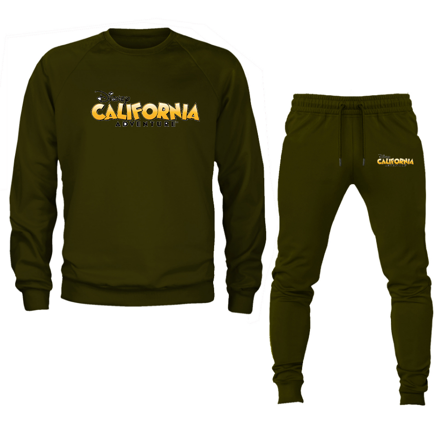Men's Disney California Adventure Crewneck Sweatshirt Joggers Suit