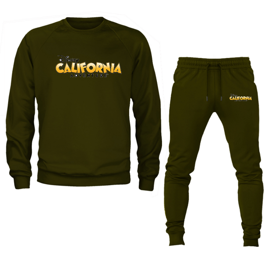 Men's Disney California Adventure Crewneck Sweatshirt Joggers Suit