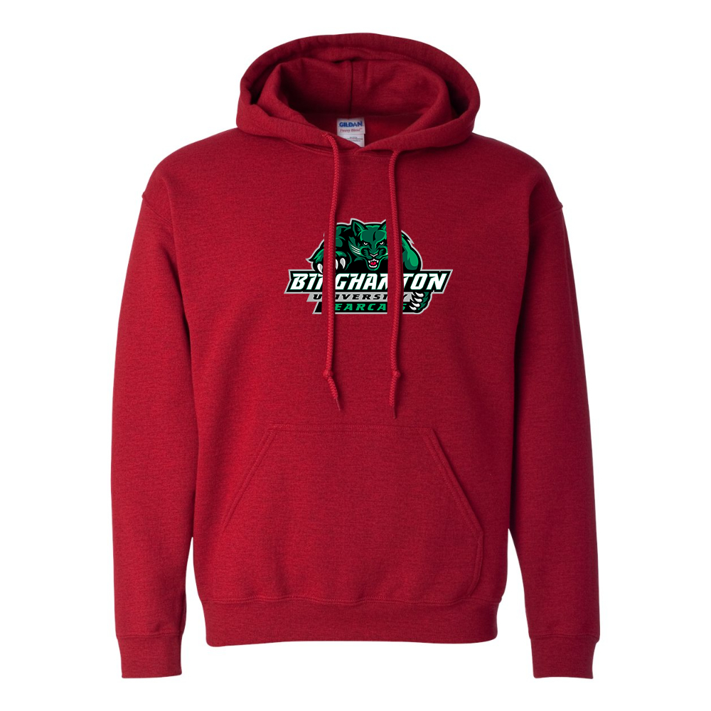 Men's Binghamton Bearcats  Gildan  Heavy Blend Hooded Sweatshirt