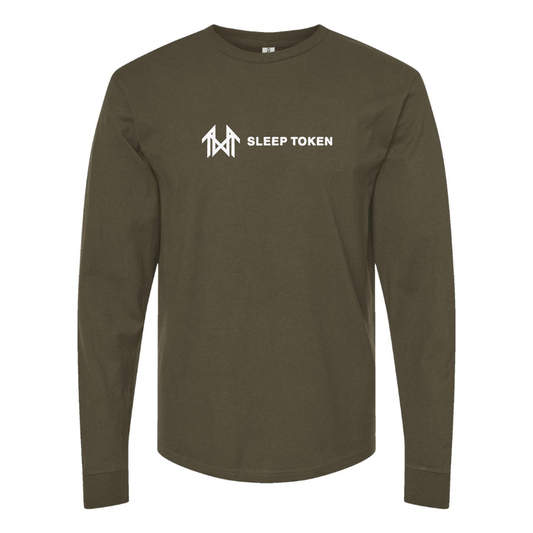 Men's Sleep Token   Logo Cotton Long Sleeve T-Shirt
