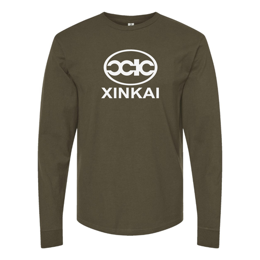 Men's Xin Kai Logo Cotton Long Sleeve T-Shirt
