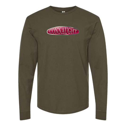 Men's  Connaught Motor Company Logo Cotton Long Sleeve T-Shirt