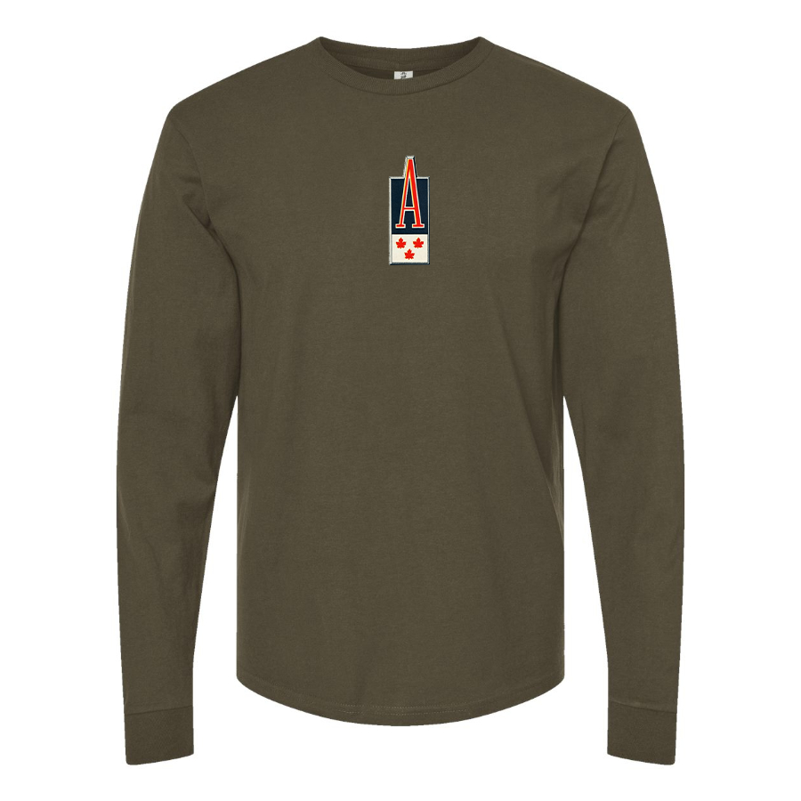 Men's Acadian Logo Cotton Long Sleeve T-Shirt