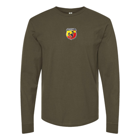 Men's Abarth Logo Cotton Long Sleeve T-Shirt