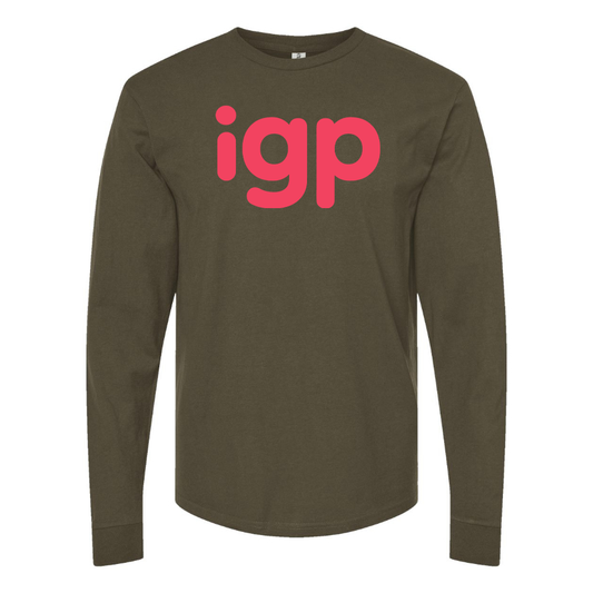 Men's Indian Gifts Portal  Logo Cotton Long Sleeve T-Shirt