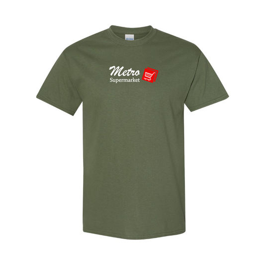Men's Metro Supermarket Logo   Cotton T-Shirt