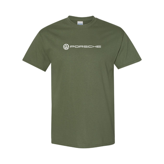 Men's VW Porsche Logo Cotton T-Shirt