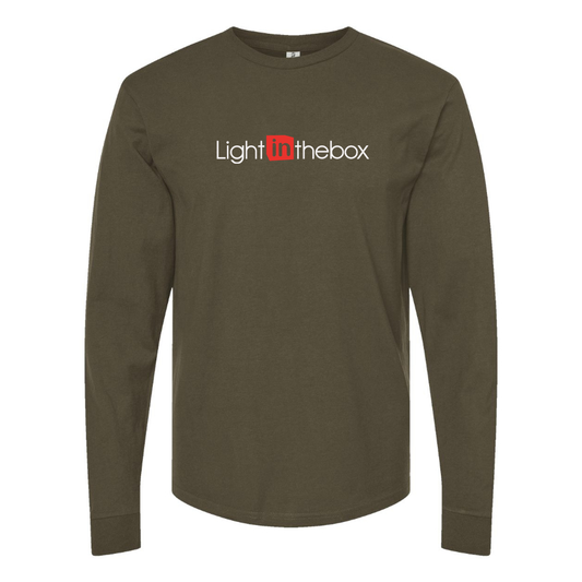 Men's Lightinthebox  Logo Cotton Long Sleeve T-Shirt
