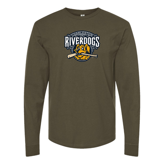 Men's Charleston RiverDogs Logo Cotton Long Sleeve T-Shirt