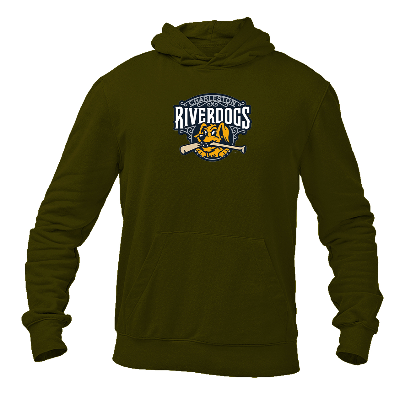 Men's Charleston RiverDogs Logo Pullover Hoodie