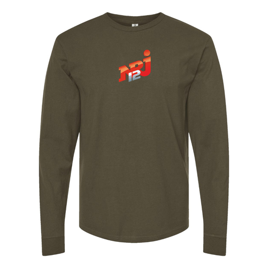 Men's NRJ 12 Logo Cotton Long Sleeve T-Shirt
