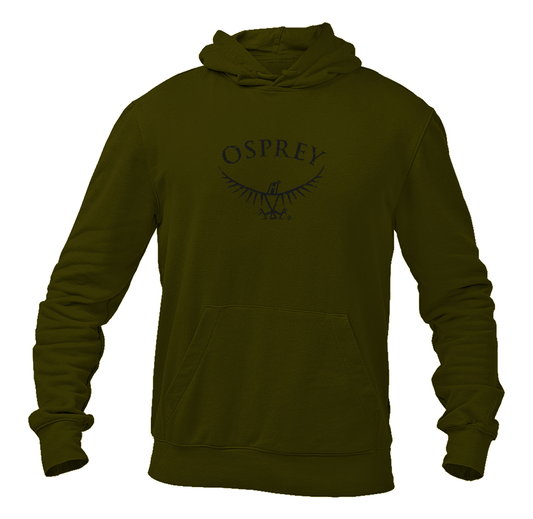 Men's Osprey Black  Heavy Blend Hooded Sweatshirt