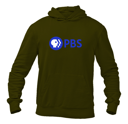 Men's PBS Blue Heavy Blend Hooded Sweatshirt