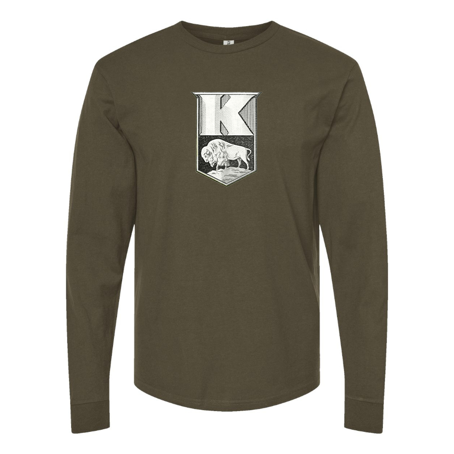 Men's Kaiser  Logo Cotton Long Sleeve T-Shirt