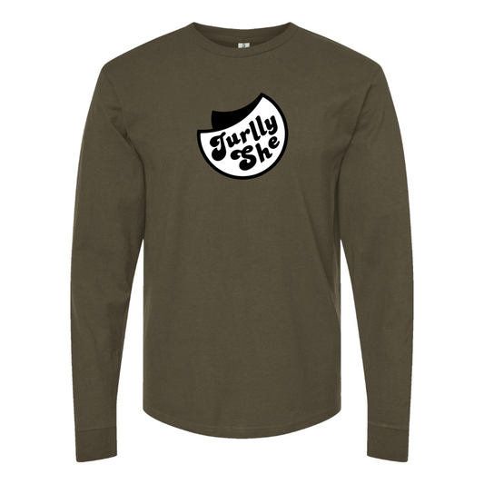 Men's Jurllyshe Logo Cotton Long Sleeve T-Shirt