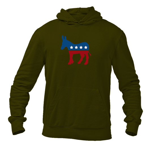 Men's Democrat Election Symbol Heavy Blend Hooded Sweatshirt