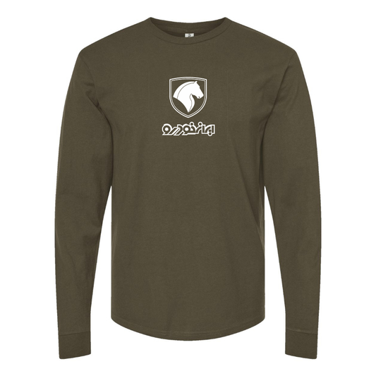 Men's Iran Khodro Logo Cotton Long Sleeve T-Shirt
