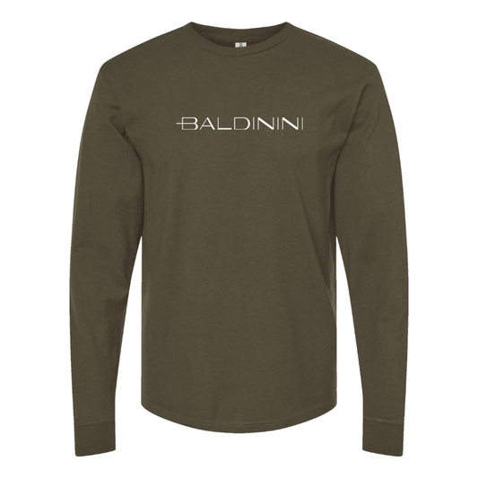 Men's Baldinini Logo Cotton Long Sleeve T-Shirt