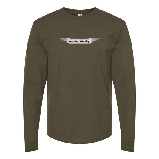 Men's Austin Healey  Logo Cotton Long Sleeve T-Shirt