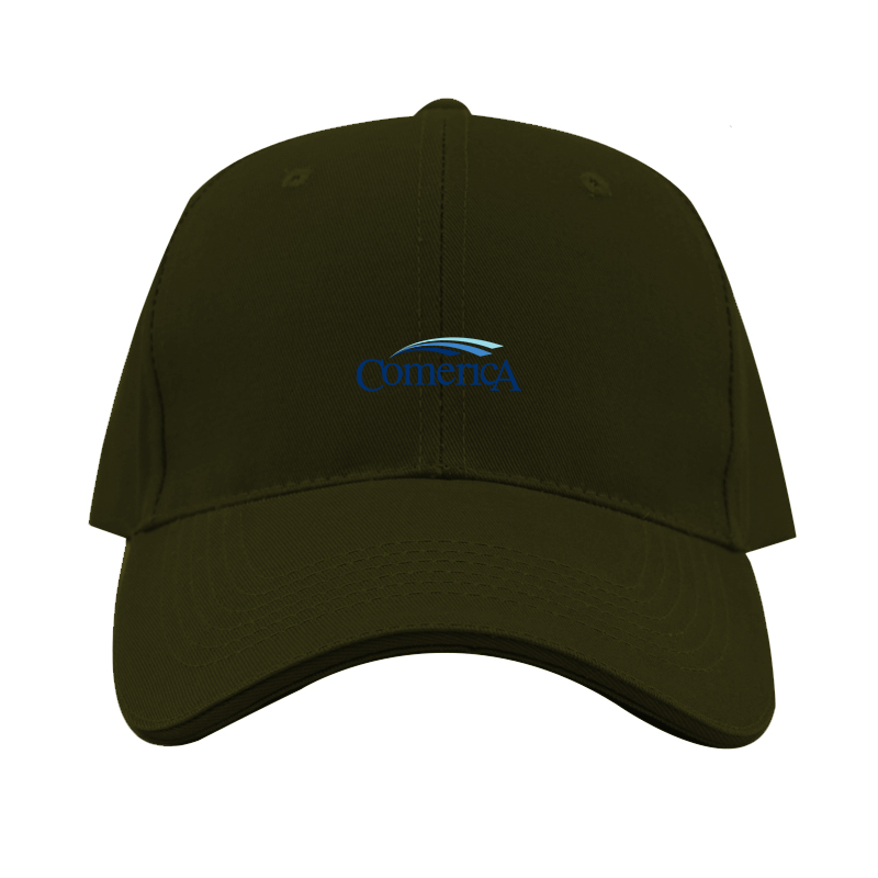 Comerica  Logo  Dad Baseball Cap Hat