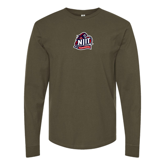 Men's NJIT Highlanders Logo  Cotton Long Sleeve T-Shirt