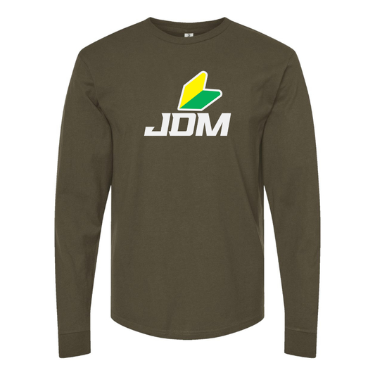 Men's JDM  Logo Cotton Long Sleeve T-Shirt