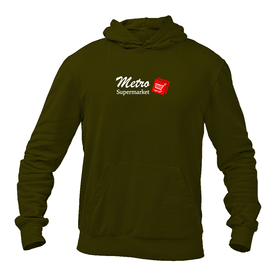 Men's Metro Supermarket  Logo  Pullover Hoodie