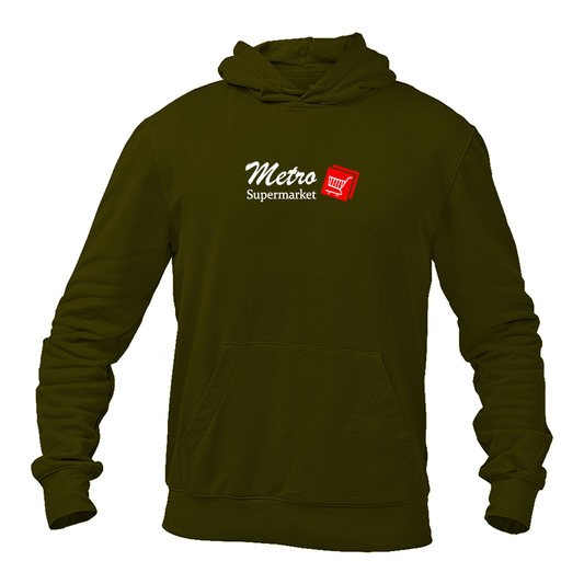 Men's Metro Supermarket  Logo  Pullover Hoodie