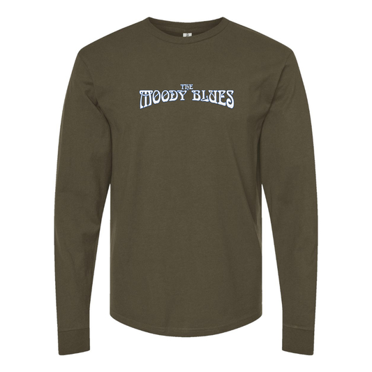 Men's The Moody Blues Logo  Cotton Long Sleeve T-Shirt