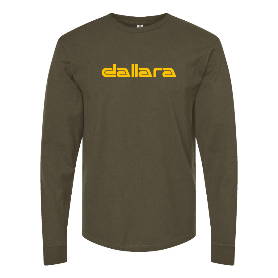 Men's Dallara Logo Cotton Long Sleeve T-Shirt