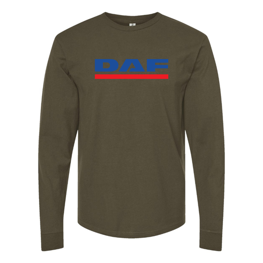 Men's  DAF Logo Cotton Long Sleeve T-Shirt