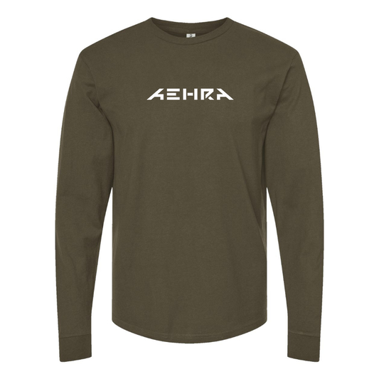 Men's AEHRA   Logo Cotton Long Sleeve T-Shirt