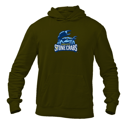 Men's Charlotte Stone Crabs Logo Pullover Hoodie