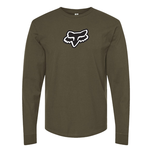 Men's fox racing  Cotton Long Sleeve T-Shirt