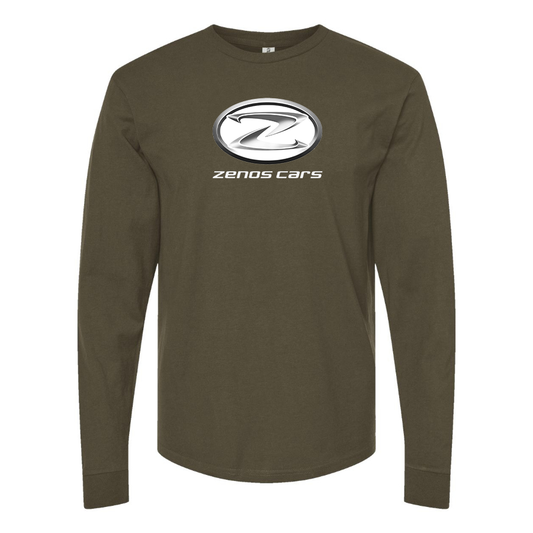 Men's Zenos Cars Logo Cotton Long Sleeve T-Shirt
