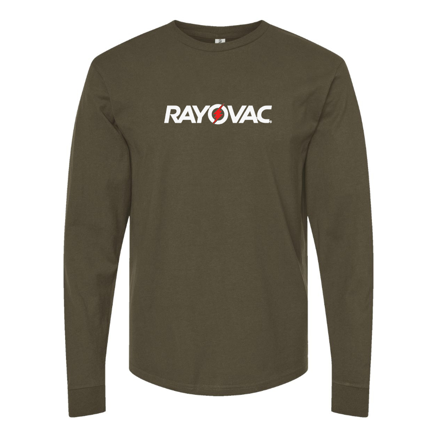 Men's  Rayovac   Logo  Cotton Long Sleeve T-Shirt