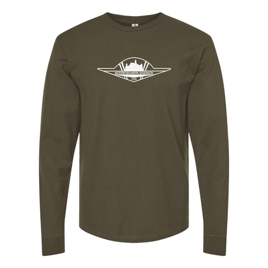 Men's Wartburg Logo  Cotton Long Sleeve T-Shirt