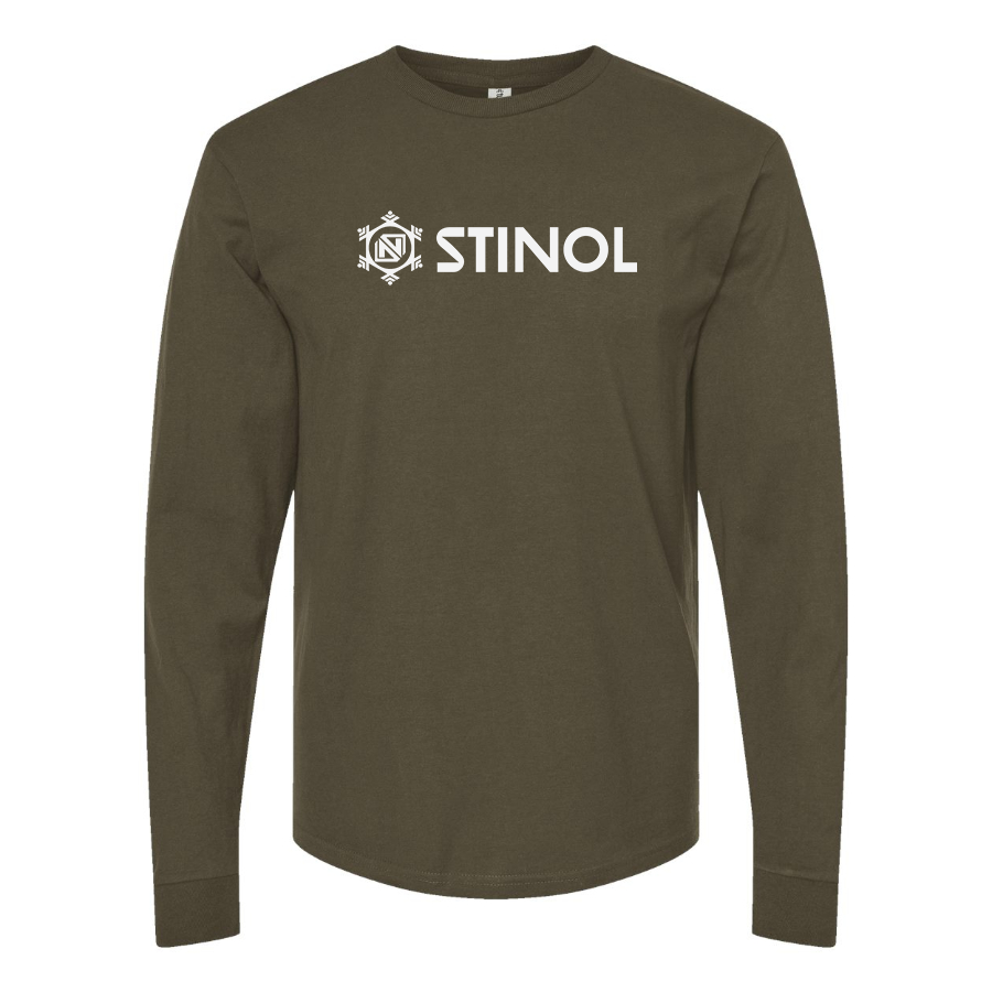 Men's  Stinol Logo Cotton Long Sleeve T-Shirt