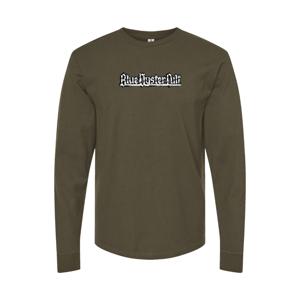 Men's  Blue Öyster Cult  Cotton Long Sleeve T-Shirt