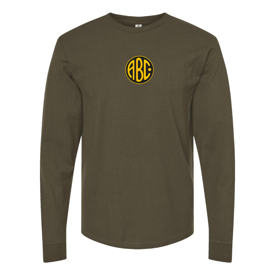 Men's ABC Motors Logo Cotton Long Sleeve T-Shirt