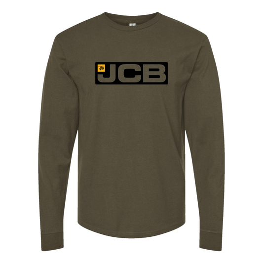 Men's JCB Logo Cotton Long Sleeve T-Shirt