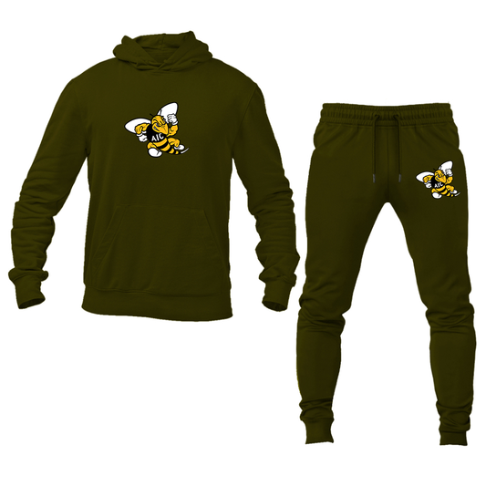 Men's AIC Yellow Jackets Hoodie Joggers Set