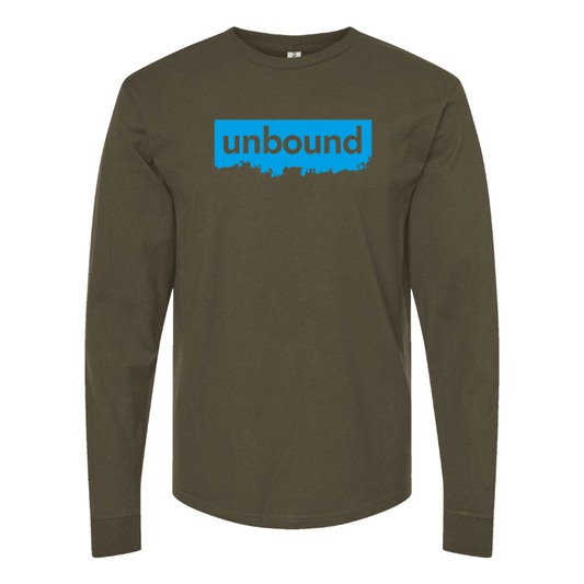 Men's Unbound Live Logo  Cotton Long Sleeve T-Shirt