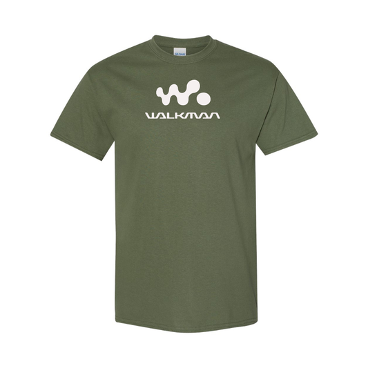 Men's Walkman  Logo Cotton T-Shirt