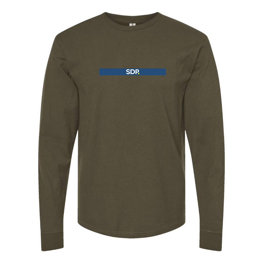 Men's   SDP  Logo  Cotton Long Sleeve T-Shirt