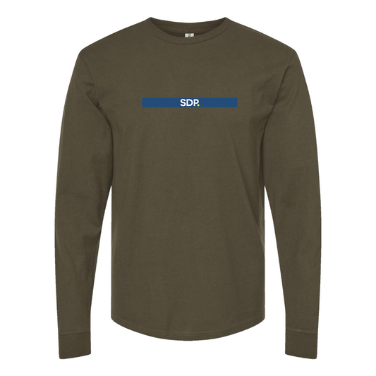 Men's   SDP  Logo  Cotton Long Sleeve T-Shirt