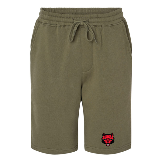 Men's  Arkansas State Red Wolves Independent Trading Co Midweight Fleece Shorts